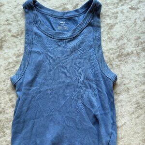 Aerie Blue Scoop Tank – Size Small | Everyday Basic 💙